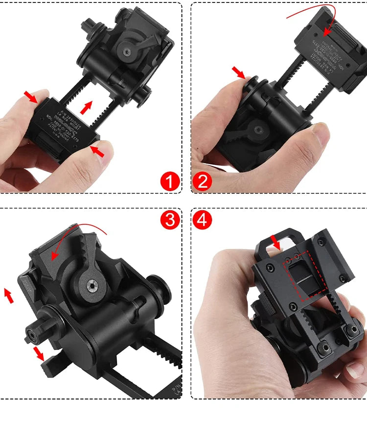 Load image into Gallery viewer, NVG helmet Mount L4G24 tactical outdoor personal protective safety helmet