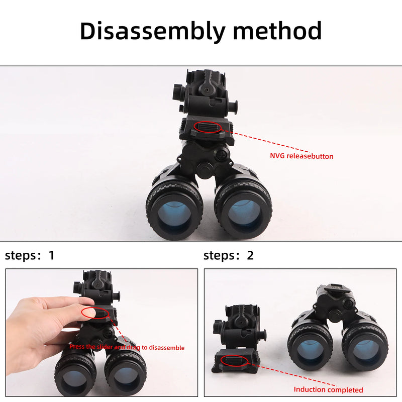 Load image into Gallery viewer, L4G24 L4G19 FAST adapter head mounted NVG holder helmet accessories Nv8000 PVS14 PVS15 PVS31 PVS18 night vision mount bracket