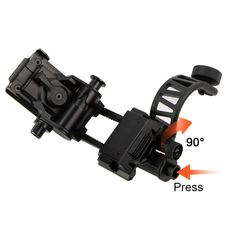 Cargue la imagen en el visor de la galería, J Arm Adapter for AN/PVS-14 Monocular NVG Dovetail night vision scope mount GZ24-0246
