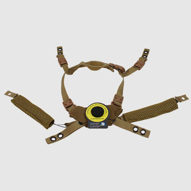 Cargue la imagen en el visor de la galería, Tactical Helmet Dial Suspension System Chin Strap for Fast MICH Wendy Airframe Helmet