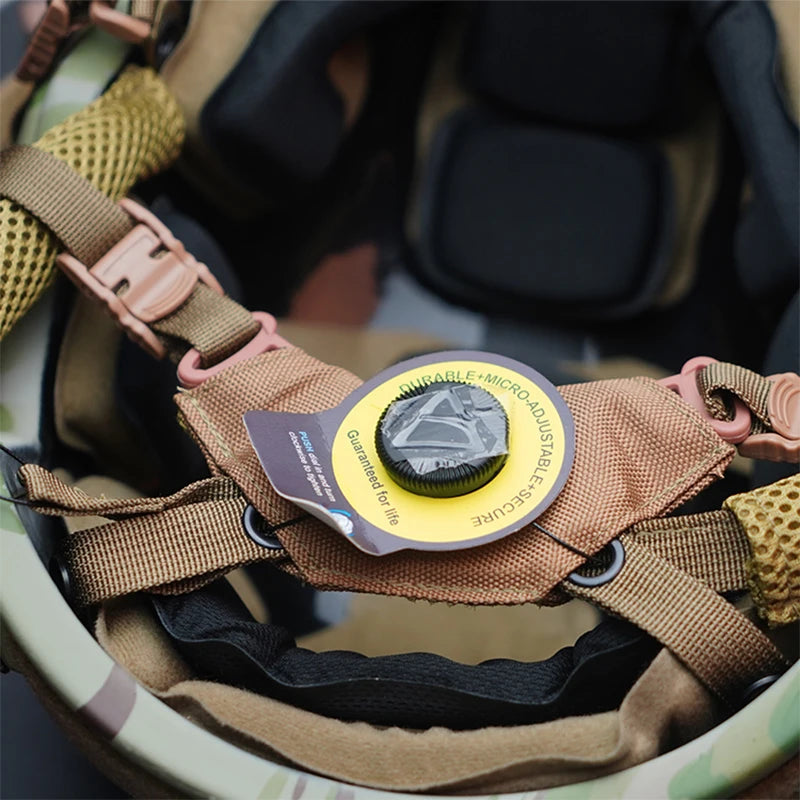 Cargue la imagen en el visor de la galería, Tactical Helmet Dial Suspension System Chin Strap for Fast MICH Wendy Airframe Helmet