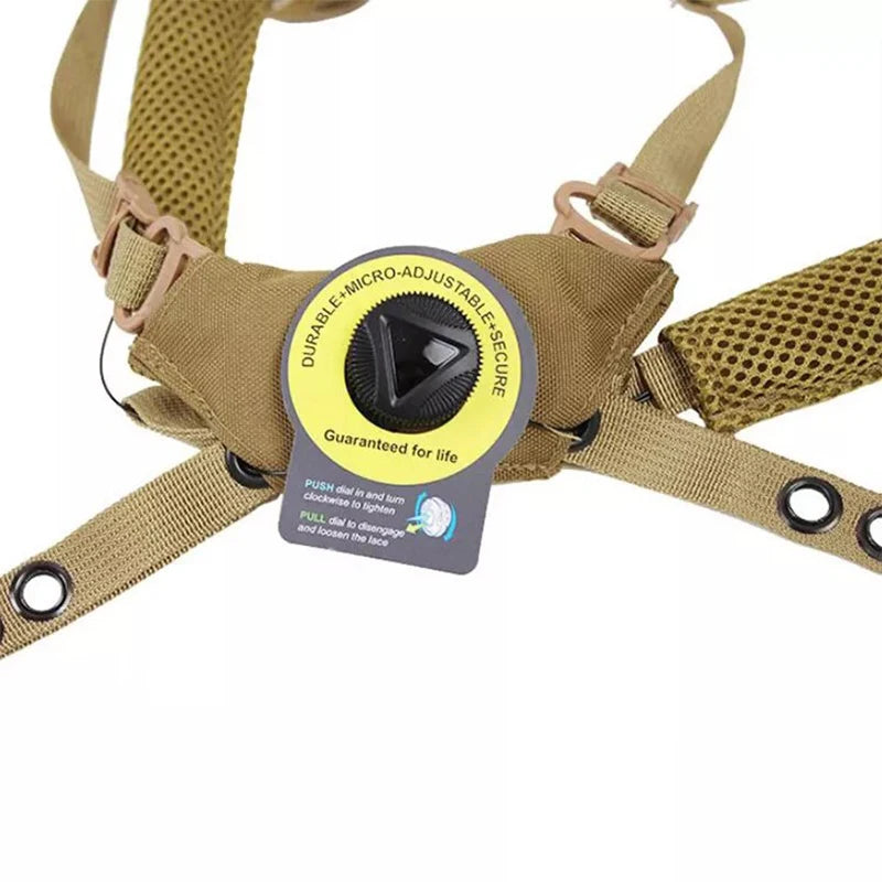 Cargue la imagen en el visor de la galería, Tactical Helmet Dial Suspension System Chin Strap for Fast MICH Wendy Airframe Helmet