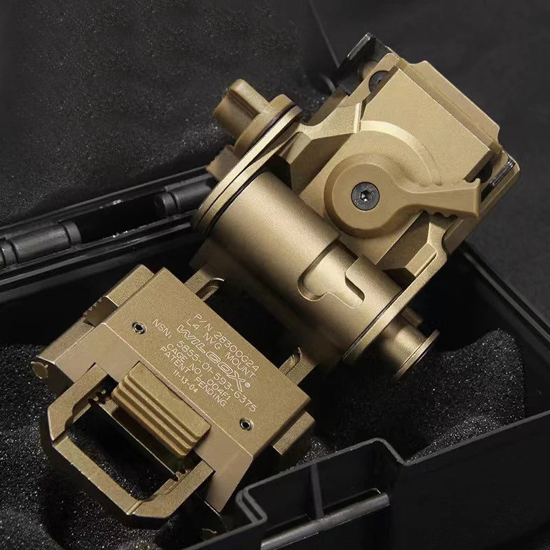 Load image into Gallery viewer, L4G24 NVG Mount Tactical Helmet Attachment Metal CNC Night Vision Connection Bracket for PVS 15 18 31 GPNVG18