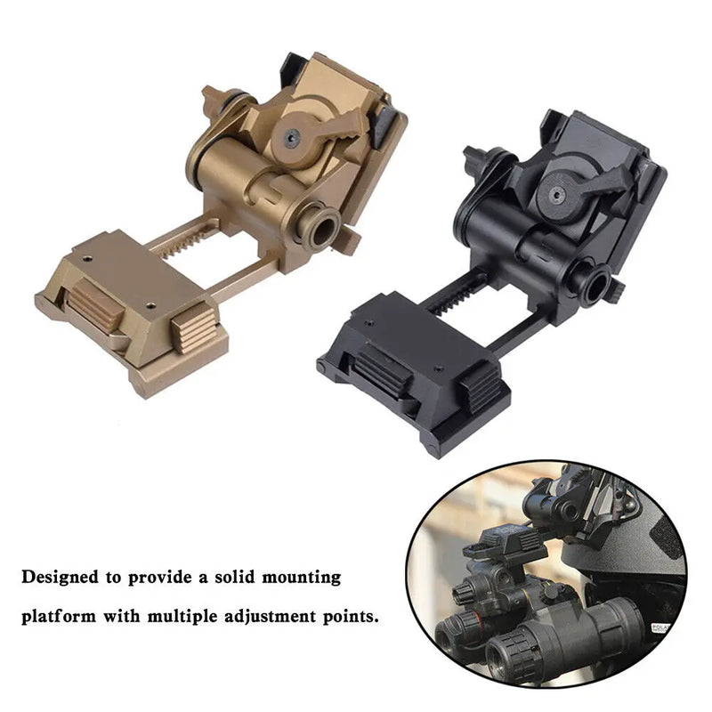 Load image into Gallery viewer, L4G24 NVG Mount Tactical Helmet Attachment Metal CNC Night Vision Connection Bracket for PVS 15 18 31 GPNVG18