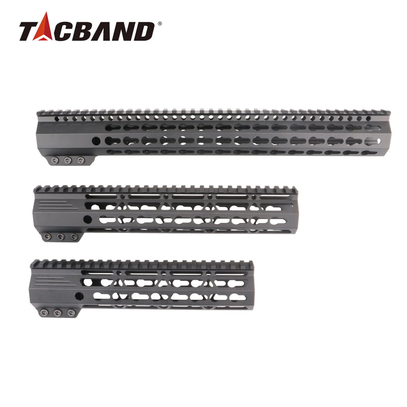 Load image into Gallery viewer, Tacband 7 Inch Heavy Duty Black Keyomod Handguard