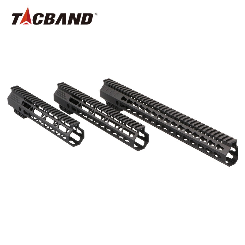 Load image into Gallery viewer, Tacband 7 Inch Heavy Duty Black Keyomod Handguard
