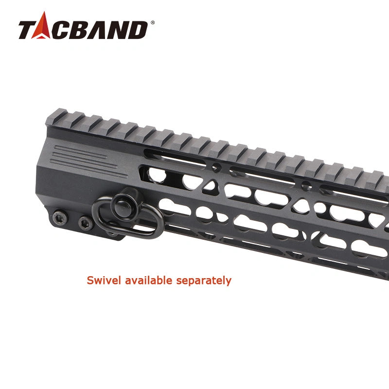 Load image into Gallery viewer, Tacband 7 Inch Heavy Duty Black Keyomod Handguard