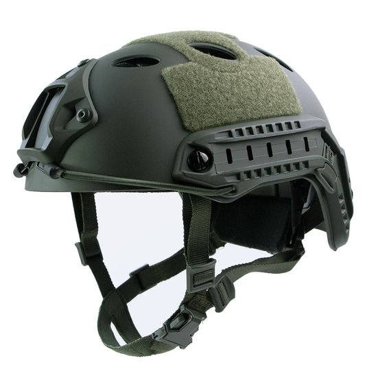 FAST PJ tactical training helmet high-cut version with adjustment knob side rails 12-in-1 suitable for hunting