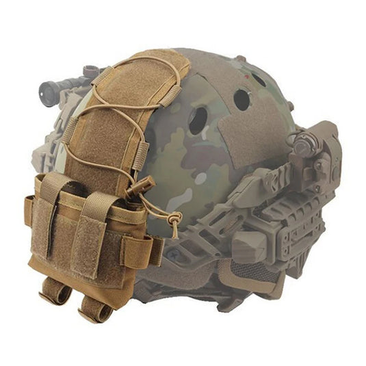 Tactical Helmet Battery Pouch MK2 Helmet Battery Pack Balance Bag for Hunting Outdoor Sports