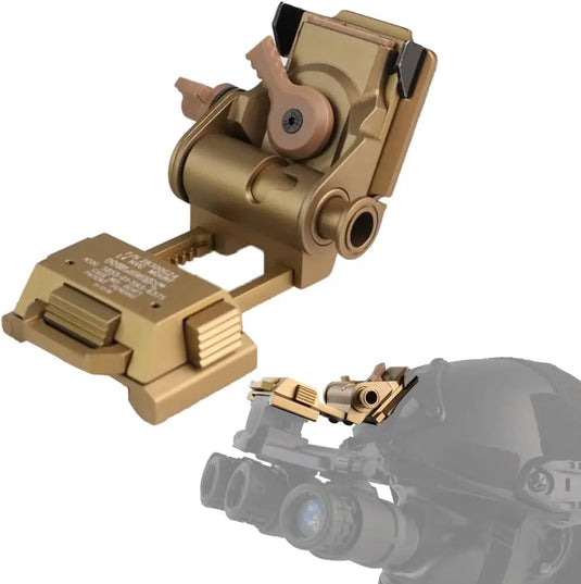 Tactical Metal L4G24 NVG Mount CNC Helmet Mount for PVS 15 18 31 GPNVG18