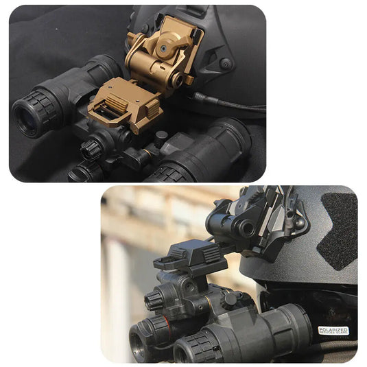 Tactical Metal L4G24 NVG Mount CNC Helmet Mount for PVS 15 18 31 GPNVG18