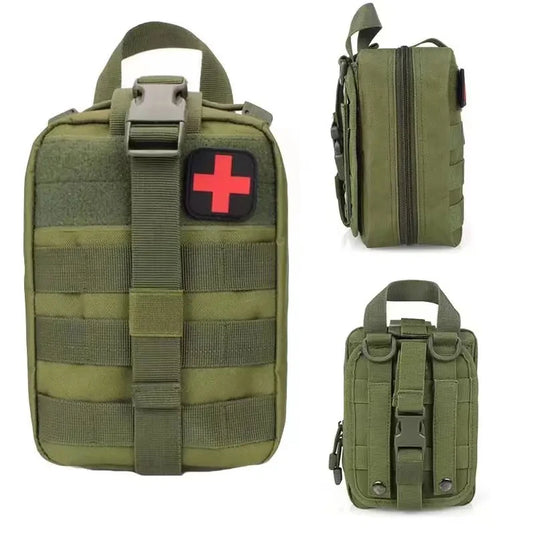 Portable Tactical First Aid Bag Outdoor Medical Bag Emergency Molle Pouch Nylon Survival Kit Molle EDC Tool Organizer Bags