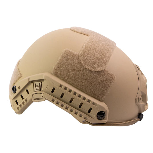Tactical Bump Helmet Fast MH High Cut Helmet with OPS Adjustable Head Strap Suspension System