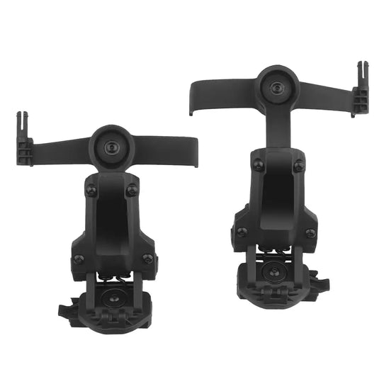 Tactical Headset Bracket Kit Multi-Angle Rotation Helmet Rail Adapter Headphone Mount