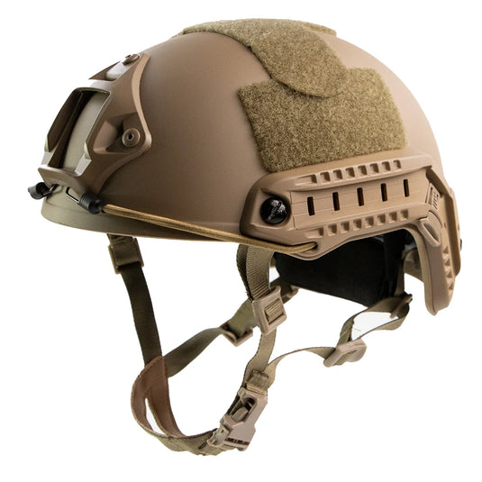Tactical Bump Helmet Fast MH High Cut Helmet with OPS Adjustable Head Strap Suspension System
