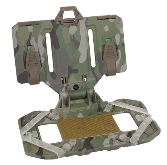 Tactical MOLLE Folded Phone Holder Universal Chest Phone Case Phone Board Holder Hanging Bracket