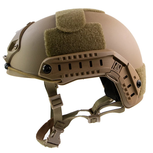 Tactical Bump Helmet Fast MH High Cut Helmet with OPS Adjustable Head Strap Suspension System
