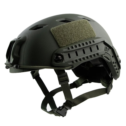 FAST BJ Tactical Helmet OPS Adjustable Suspension Game CS Rail Helmet