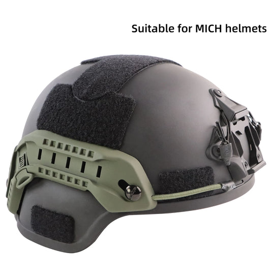 Nylon ACH ARC Helmet Side Rails Tactical Helmet Rail Kit For Mich Tactical Helmet