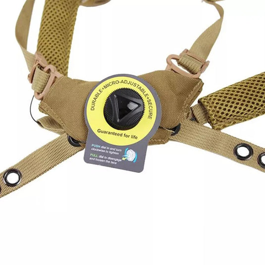 Tactical Helmet Dial Suspension System Chin Strap for Fast MICH Wendy Airframe Helmet