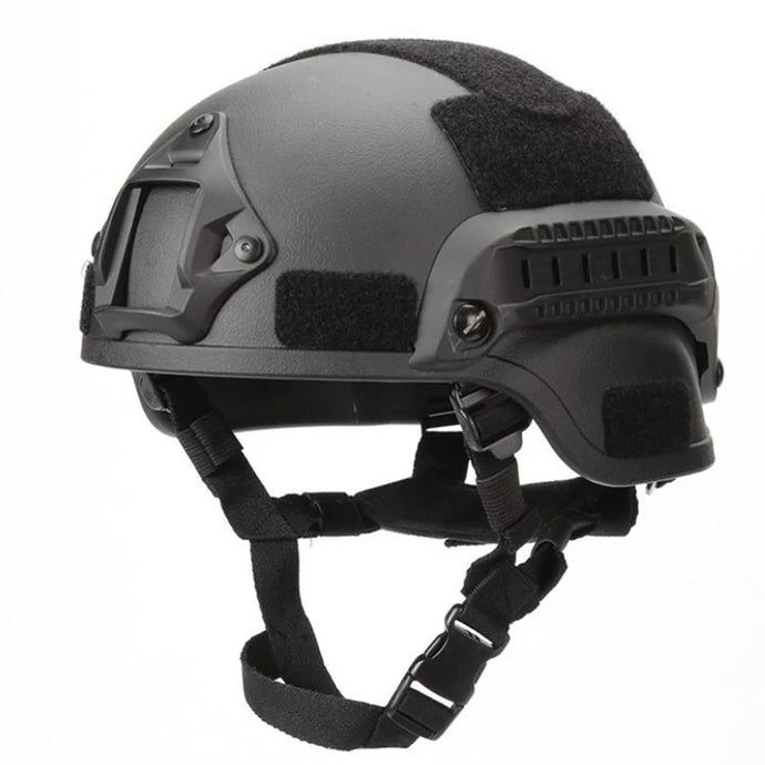 Outdoor Tactical Helmet with NVG Mount and Side Rail for Hunting CS Game