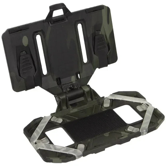 Tactical MOLLE Folded Phone Holder Universal Chest Phone Case Phone Board Holder Hanging Bracket