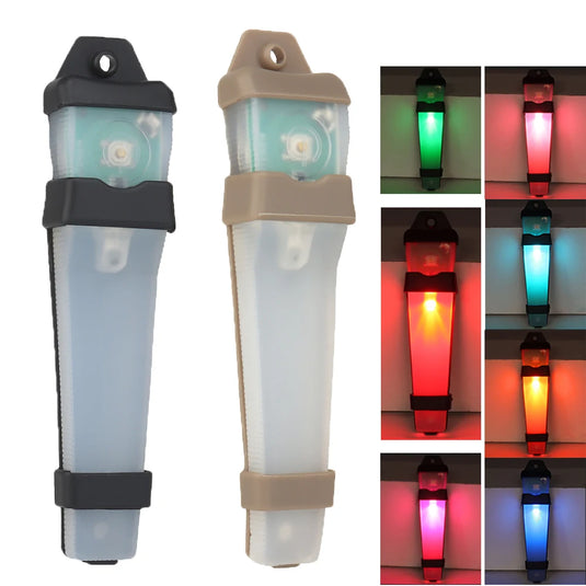 Tactical Helmet Light Safety Flashing Survival Signal Lamp 7 Colors Can Converted For Outdoor Equipment