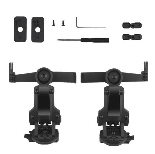 Tactical Headset Bracket for OPS Core Team Wendy Helmet Rail Adapter Hunting Headphone Brackets Mount Kit