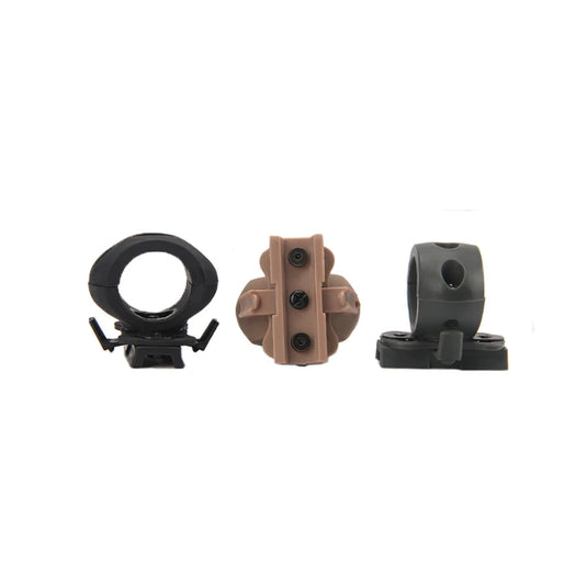Helmet Flashlight Mount Clip Tactical Flashlight Clamp Adaptor For Fast Helmet Light Holder