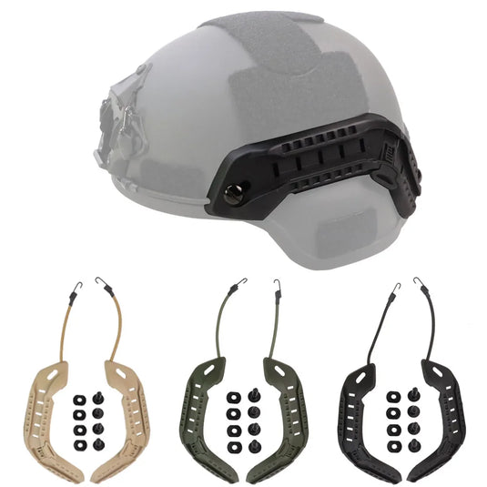 Tactical ACH/MICH Helmet Side Rails ARC Accessory Rail kit for Mich helmet