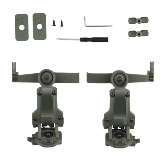 Tactical Headset Bracket for OPS Core Team Wendy Helmet Rail Adapter Hunting Headphone Brackets Mount Kit