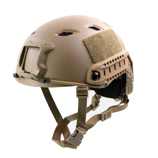 FAST BJ Tactical Helmet OPS Adjustable Suspension Game CS Rail Helmet