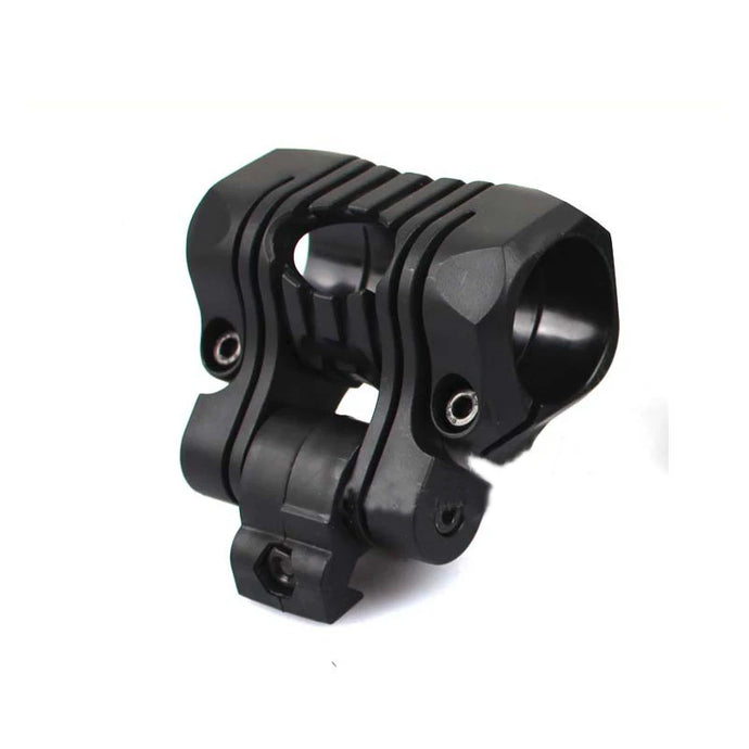 25.4mm 180 degree Angle Adjust Tactical Flashlight Helmet Holder Torch Clip Mount 21mm Rail