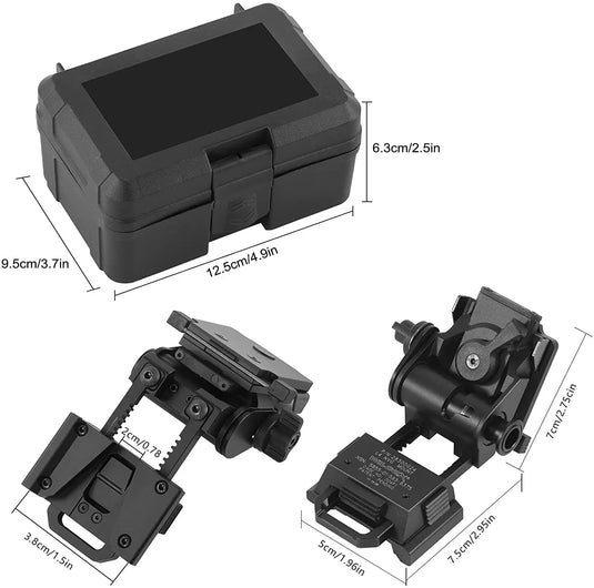 L4G24 NVG Mount Tactical Helmet Attachment Dump Truck/Bracket Metal CNC Night Vision Connection Frame for PVS 15 18 31 GPNVG18