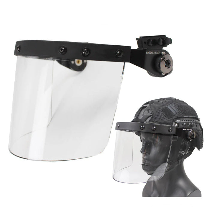 Tactical Fast Mich Helmet Riot Anti-fog Face Guard Shield Mask Only Mask no Helmet