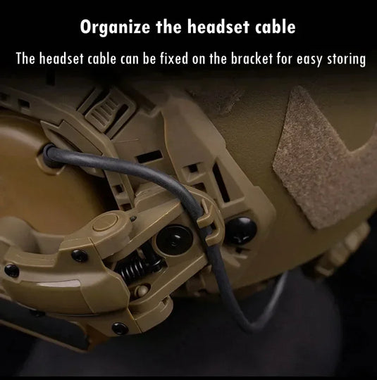 Tactical Headset Bracket for OPS Core Team Wendy Helmet Rail Adapter Hunting Headphone Brackets Mount Kit