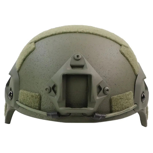 Outdoor Training Protective Mich Fiberglass Helmet Upgrade FRP Tactical Helmets Green